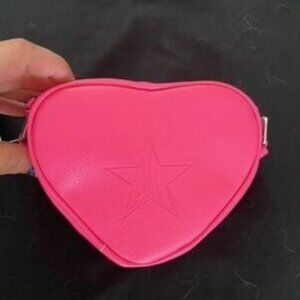 Jeffree Star Cosmetics Pink Heart Bag Purse Crossbody Makeup Box Exclusive NEW